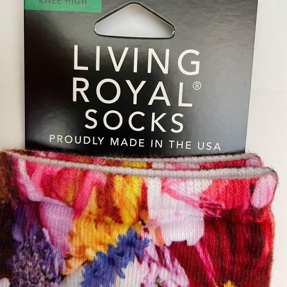 ‎LIVING ROYAL SOCKS FLORAL - Picture 3 of 5